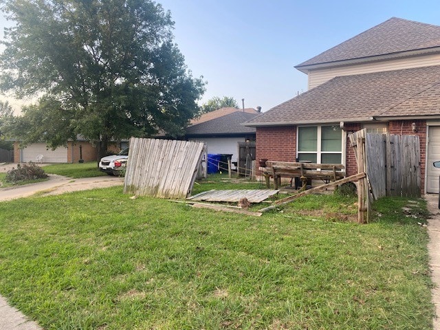 Privacy Fence Repair - Before